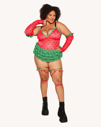 Sweet Slice Strawberry Romper