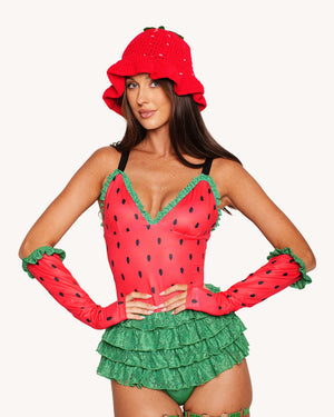 Sweet Slice Strawberry Romper