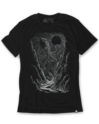 Valley Depths Tee-Black-Regular-Mock--Clayton---M