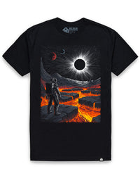 Volcanic Void Tee-Black-Regular-Mock--Model---L