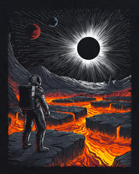 Volcanic Void Tee-Black-Regular-Swatch--Model---L