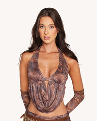 Wild Child Cowl Top with Sleeves