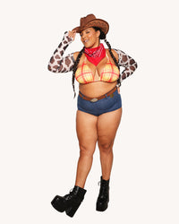 Wild West Cowgirl Costume Set