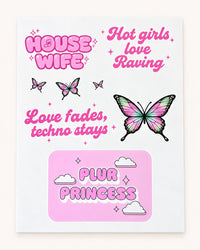PLUR 4 Life Sticker Pack