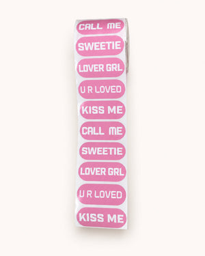 Lover Grl Sticker Roll