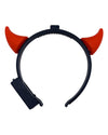 Hellfire LED Devil Horn Headband-Black/Red-Mock