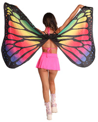 Butterfly Radiance Soft Wings-Rainbow-Back