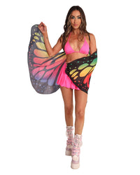 Butterfly Radiance Soft Wings-Rainbow-Full