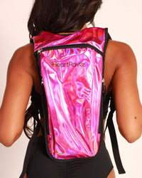 Enchantix Hot Pink Holo Hydration Pack-Hot Pink-Front