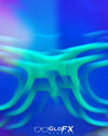 Crystal Kaleidoscope Glasses-Detail