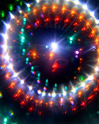 Rainbow Wormhole Kaleidoscope Glasses-Black-Detail