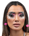 Spider Web Holo Face Jewels-Iridescent-Front