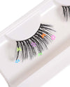 Splashes Lashes x iHR Falling Flowers Lashes-Black/Green/Pink/Purple-Front